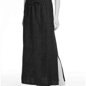 NWOT Black Garnet Hill Maxi Skirt